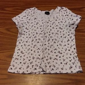 Girls top by art class.